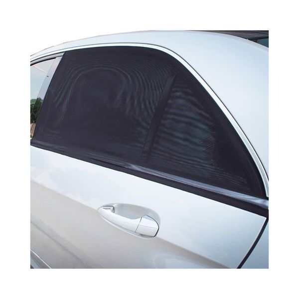 

2 pieces / set of car travel black mesh sunsn uv protection sun block