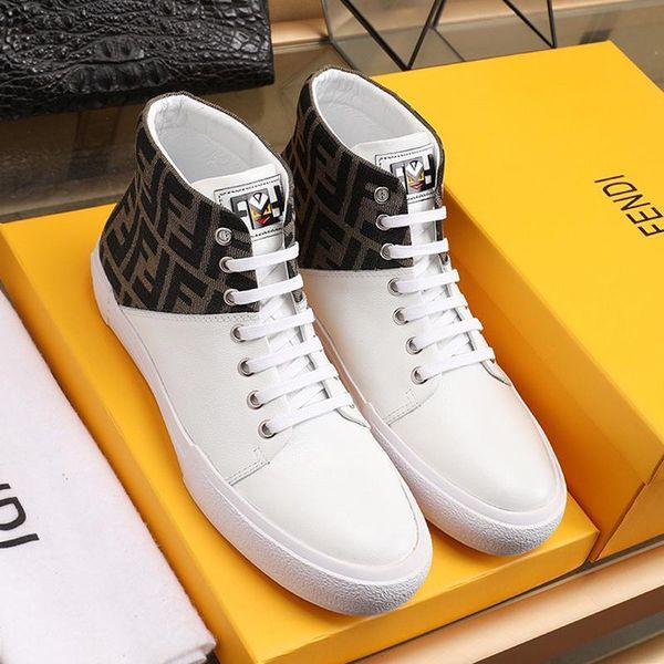 

быстрая доставка мужской обуви легкой мода классической комфортная повседневная обувь кожа высокого top lace -да мужская обувь zapatillas ho, Black