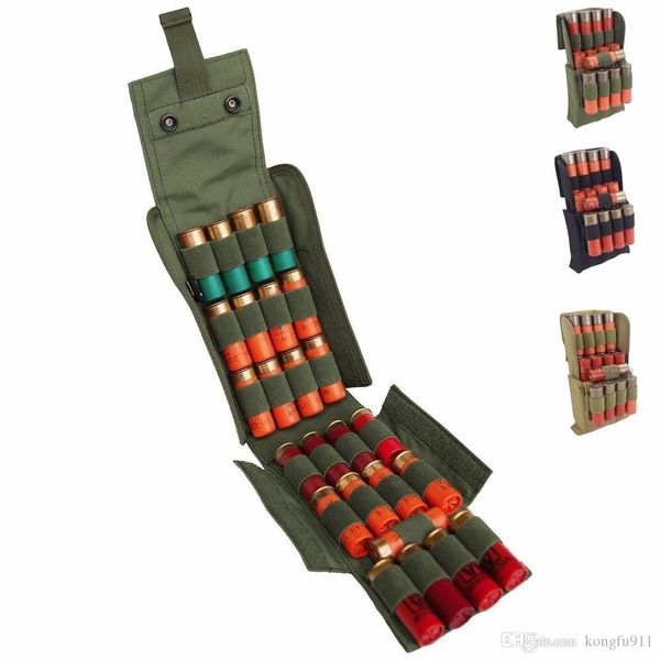 

tactical molle pals 25 round 12 gauge shells sun reload magazine pouch