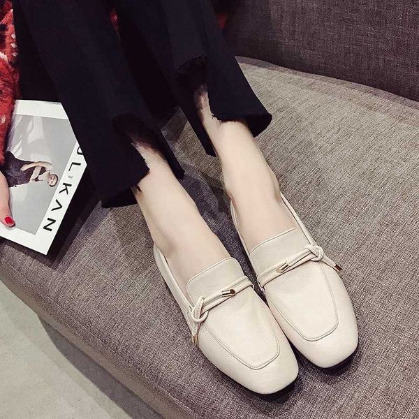 

pu leather square toe shoes women low heels elegant office loafers elegant low heel pumps women loafers with heel black beige