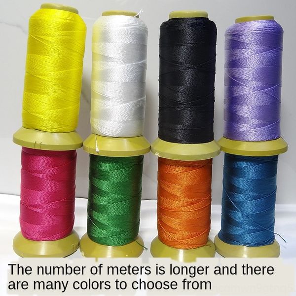 

diy handmade wire high strength strands crystal diy braided jewelry necklace line tassel line beaded rope ring braided rope, Silver