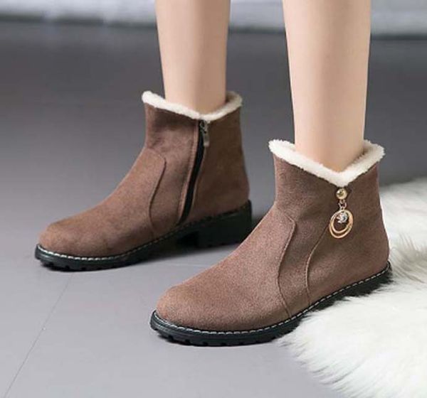 

fashion leather star women shoes woman leather short autumn winter ankle fashion brand women boots shoe008 p19, Black