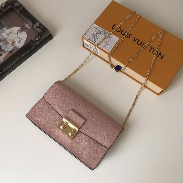 

быстрая доставка женская сумка моды кожа женщины цепи плеча мешок конструктора класса люкс lady сумка малый закрылков дамы crossbody сумки