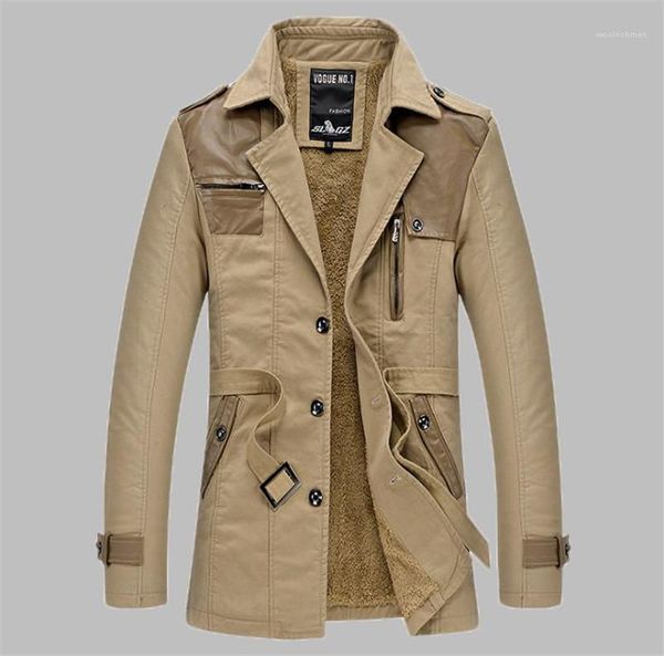 

lapel neck coat new mens single breasted coats mens winter designer jacket casual long sleeve thick fleece, Black;brown