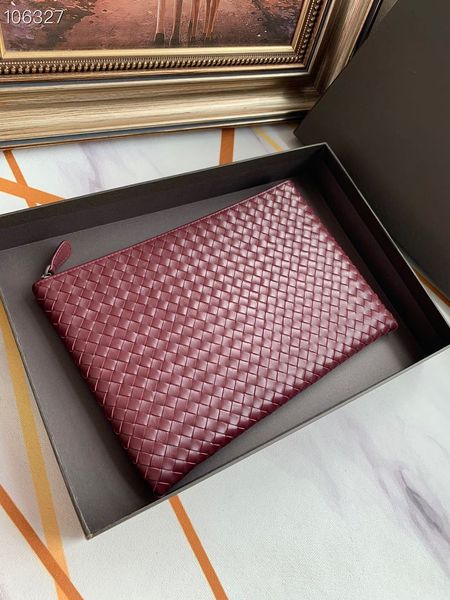 

leather in inside. handbags italy and card genuine 7a hand-woven there clutches. are compartments leather credit quality. slots mflg, Red;black