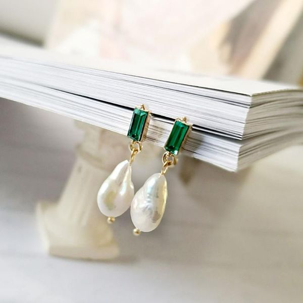 

браслет новый большой pearl падение серьги кулон кристалл для женщин геометрическая пресной воды pearl серьги anniversary ювелирные изделия, Black