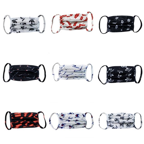 

designer mask men women cotton dustproof mouth face mask anime cartoon lucky bear muffle mouth masks#848, Blue;pink