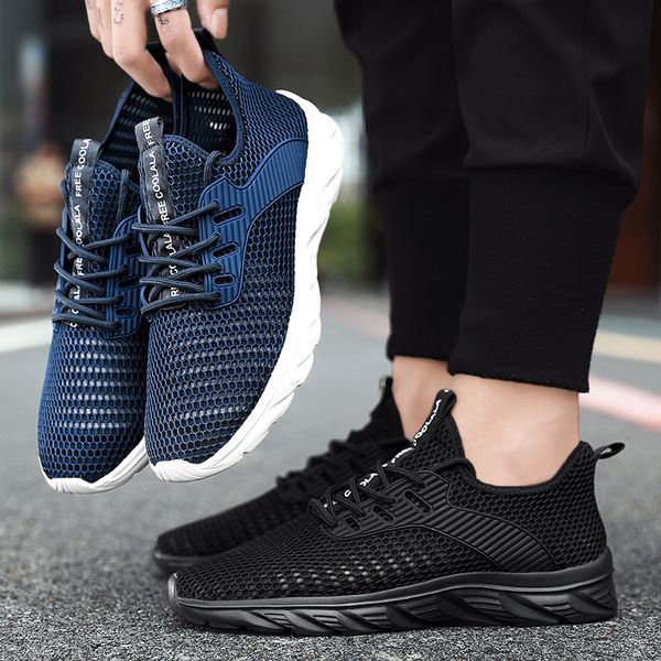 

2020 summer men's running shoes breathable lightweight sneakers for young boys comfortable casual footwear comfortable sole