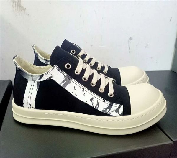 

2020 spring big size highshoes canvas man boots shoes women or mens boots casual shoes luxury trainers sneakers, Black