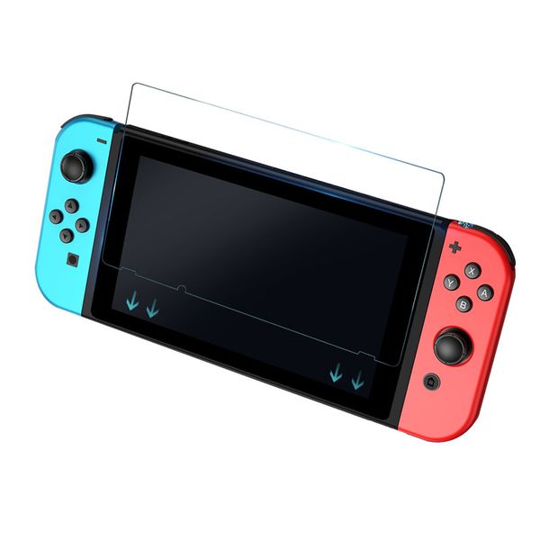 

tempered glass 9h clear screen protector toughened protective film for nintendo switch