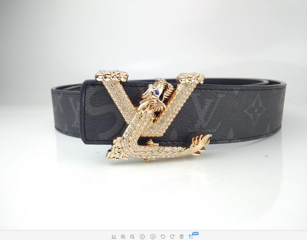 

wholesale european and american crime designer chinese dragon letter belt buckle, leather designer fashion belt delivery, Blue;gray