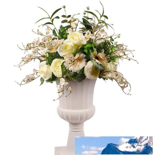 Su misura da sposa strada piombo puntelli tavolo fiore artificiale palla partito hotel decor studio fotografico sfondo fiore di seta palla 1 pz 4 ordini