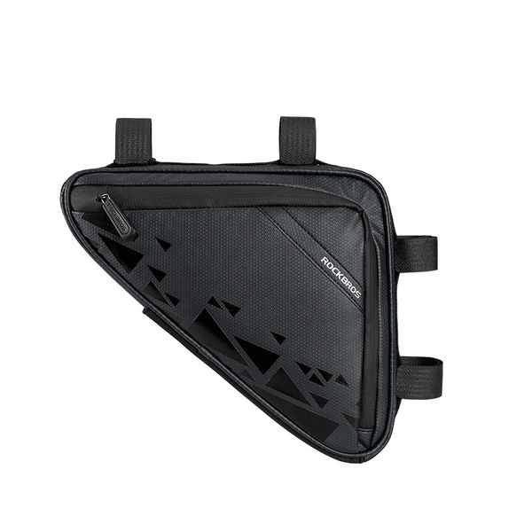 

locke brothers large capacity triangle front bicycle bicycle beam bag waterproof tube bag mountain road bike riding
