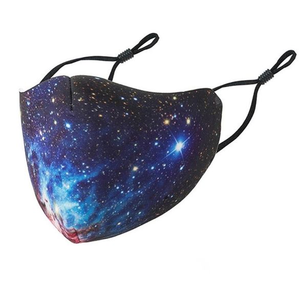 

scarf wholesale star print reusable washable makse fashion breathable dustproof protective maskking for germ protection bandana, Black
