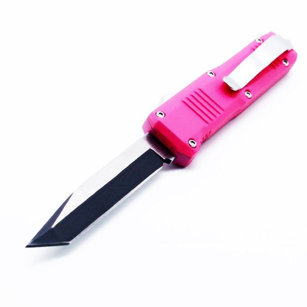 7 Modelle Butterfly BM klein C07 rosa 7 Zoll Dual Action Double Action Klapptaschen-Überlebensmesser Weihnachtsgeschenk Messer BM43 A1pa