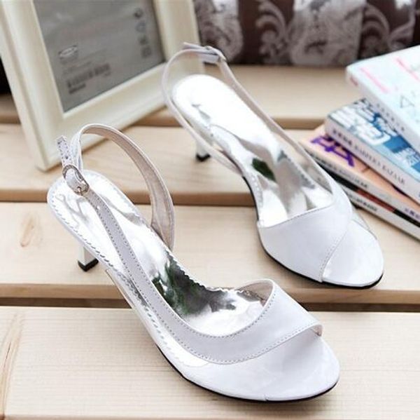 

wholesale women sandals big size summer ladies sandals transparent neon low heels designer shoes woman casual shoes 01d cs08, Black