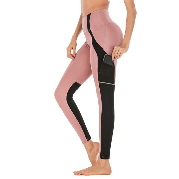 

бесшовная new yoga дышащего quick dry running спортивной эластичный гетры спорт женщина фитнес спортивной строчка gym брюки, White;red