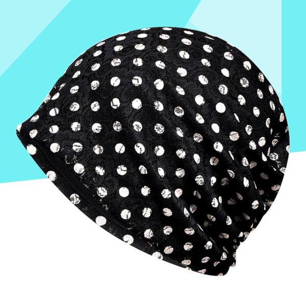 

caps & hats 1pc elastic dot maternity hat lace confinement cap ladies for pregnant women summer (black), Yellow
