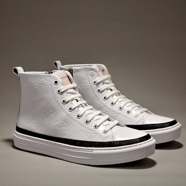 

2021 stellar sneaker boot mens shoes autumn and winter casual footwears comfortable classic men boots herren luxus marken schuhe, Black