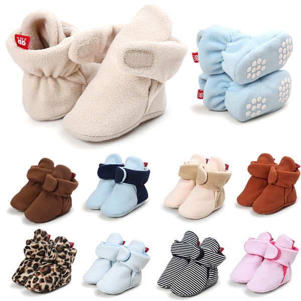 

baby first walkers toddler house shoes soft-solled нескользящие детские предатели высокая верхняя хлопчатобумажная обувь 12 цветов 0-12 м мл
