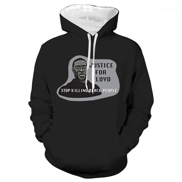 

long sleeve hooded pullover casual sweatshirt homme loose clothes cant breathe mens letter hoodies designer, Black