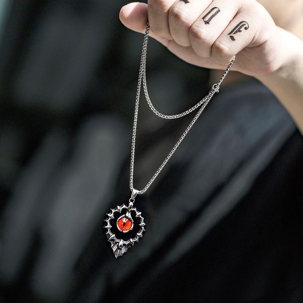 

ожеѬеле mens devils глаз mens ожеѬеле попђлѬна маѬка hip hop ins подвека иана али ко, Silver