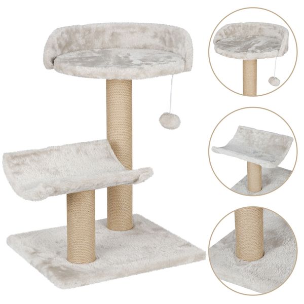 

21.6" cat tree activity tower pet kitty furniture with scratching posts platform