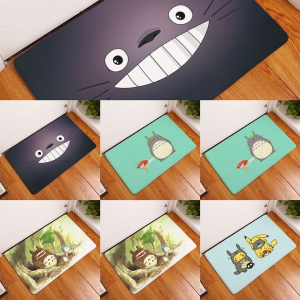

totoro series printed floor door carpet non-slip foot mat bathroom kitchen bathroom long strip absorbent non-slip mat carpet