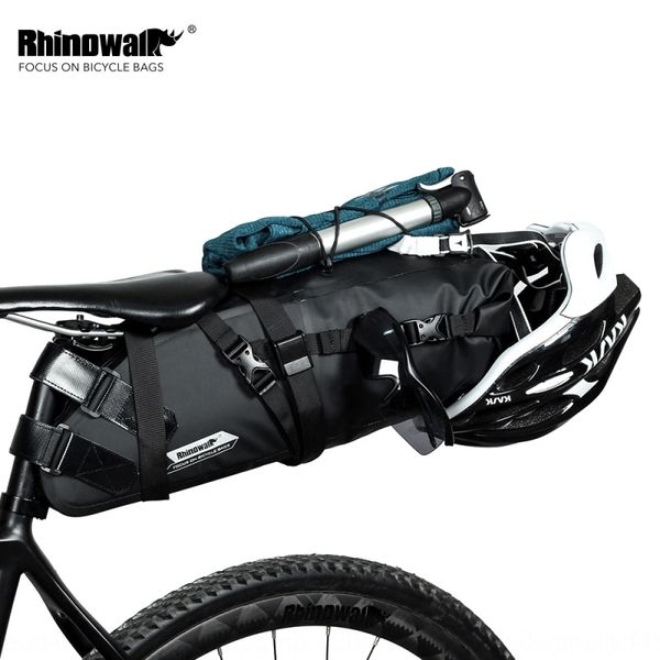 

rhinowalk rhino fully waterproof saddle tail bag bicycle bicycle large capacity 10l road car lightweight long distance riding