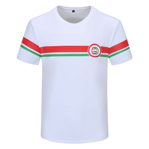 

casual mens designers t shirt polos men women letter print short sleeve fashion mens stylist casual round neck tees size m-3xl, White;black