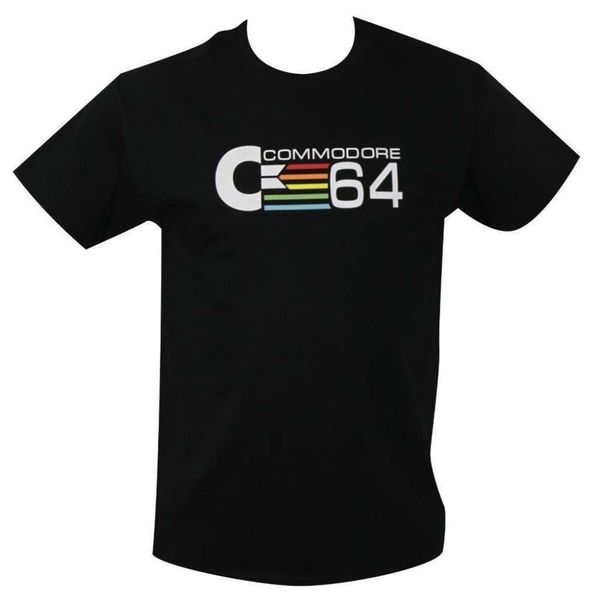 

t shirt commodore 64 mens blacks to 3xl retro gaming, Gray;blue