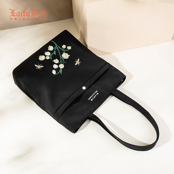 

сумки женские 2020 сумки холст магнитная застежка ретро вышивки вскользь плеча корзинка несколько карманов путешествия сумки t200804