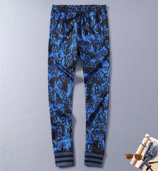 

новые мужские брюки сделана в италии мужчина sweatpants letters printed 20 мода joggers track pant одежда m-3xl, Black