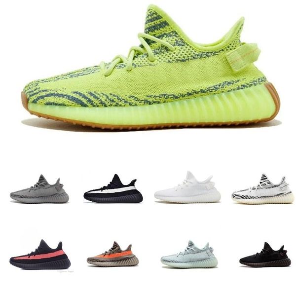 

2019 2 new quality clay glow in the dark true form hyperspace mens v static men butter sesame black ladies designer shoes outdoor sho