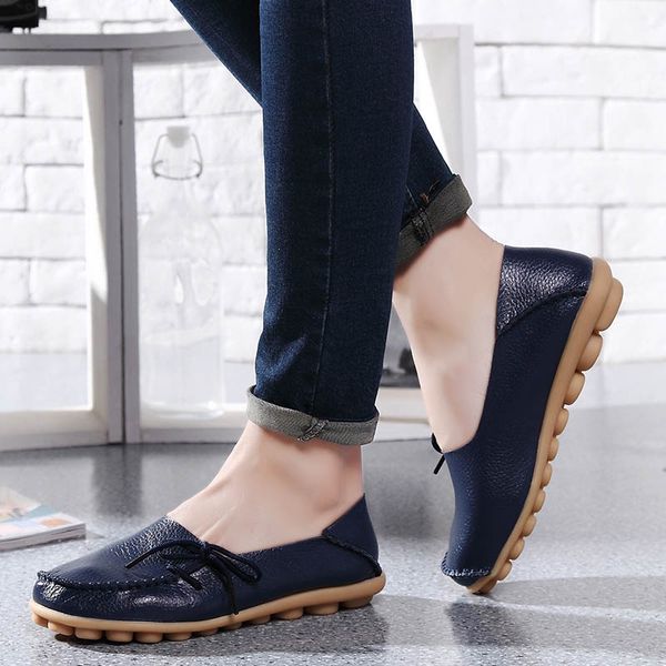 

flat shoes women 2020 spring platform ladies shoe woman flats mocassin femme zapatos de mujer chaussures womens moccasins, Black