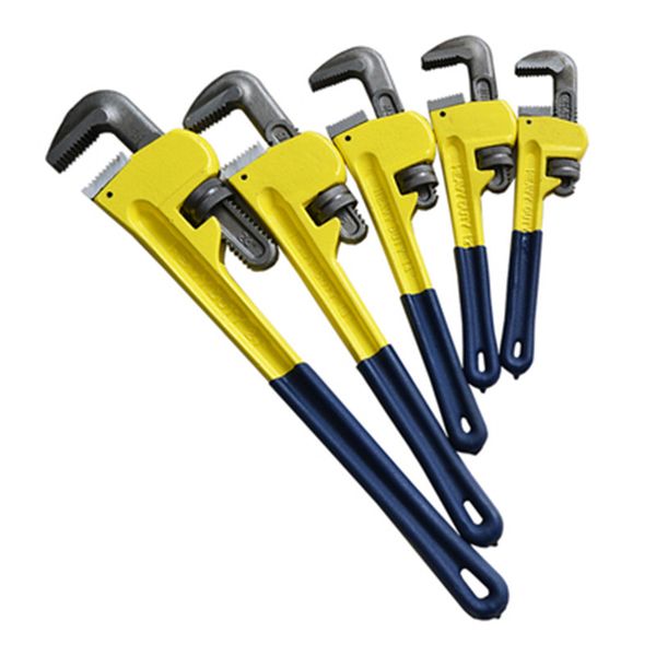 

adjustable wrench industrial pipe wrench household plumbing tools pipe clamp spanner hand repair tools herramientas de mano