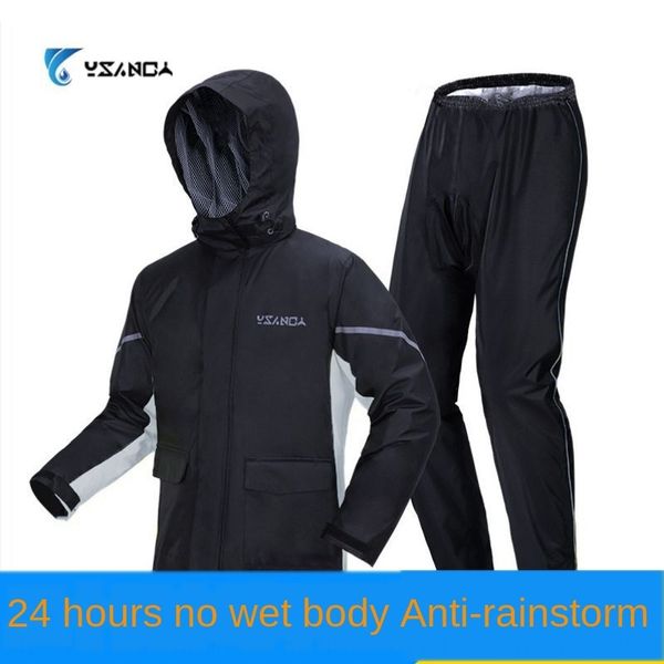 

свет heavy rain дышащий раскол мужчин и мотоцикл женщин верхом плащ мотоциклист плащ костюм, Red;brown