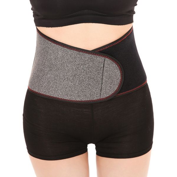 

1 шт фитнес ортопедические турмалин magnetic self-нагрева стали кость талия виден пояс мужчина женщина поддержки поясничный пояс, Black;gray