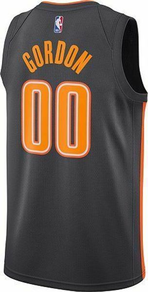 

дешевый аарон гордон # 00 мужского джерси - нью-nkvest прошитой майка для баскетбола, Gray