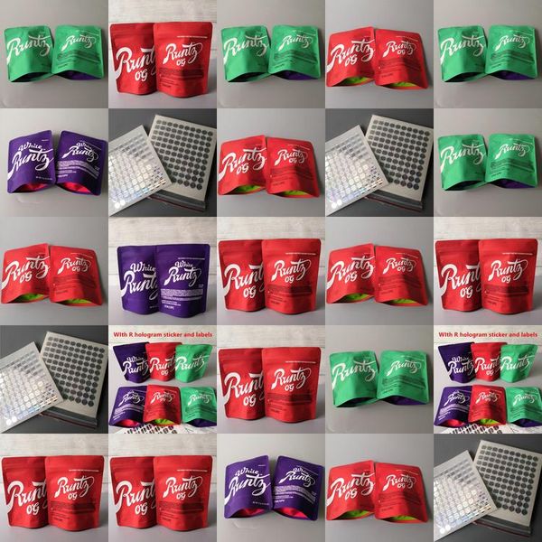 

combo cookies sf 1 8th 35g mylar packaging bags w batch sticker labels and hologram stickers 32 rozay runtz collins minntz stripes jdwtp