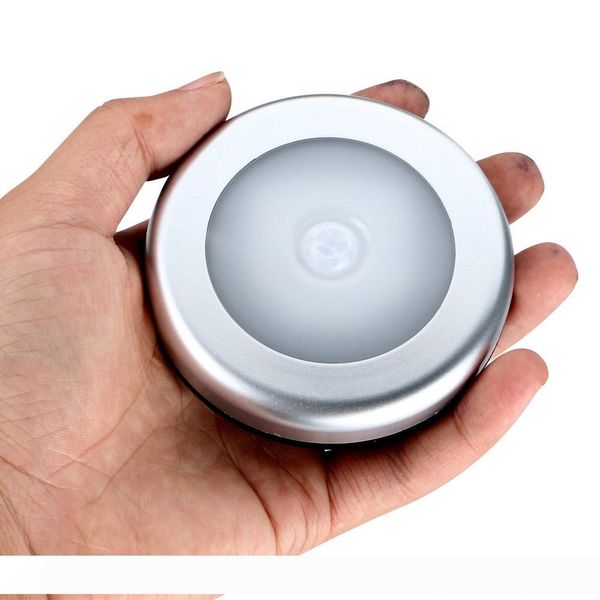 

6LED PIR Body Motion Sensor Activated Wall Light Night Light Induction Lamp Closet Corridor Cabinet led Sensor Light battery c610