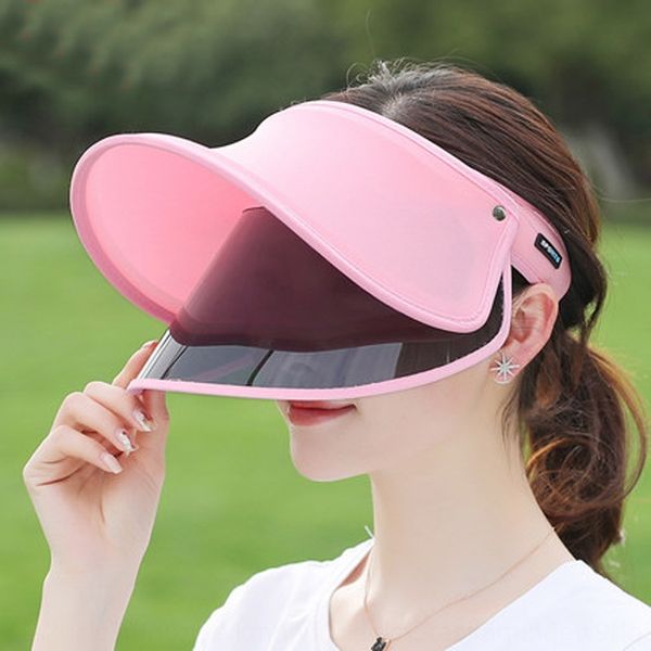

sun female summer bicycle sunscreen sunscreen hat uv-proof outdoor cycling sun hat travel korean all-match, Blue;gray