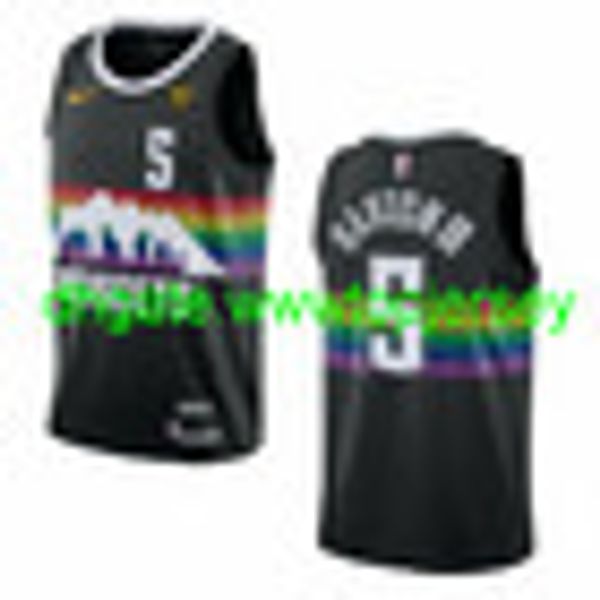 

дееве ђилл баѬон # 5 поноѬ па бакеболне майки игѬока new jersey nkvest пѬоиой, Gray