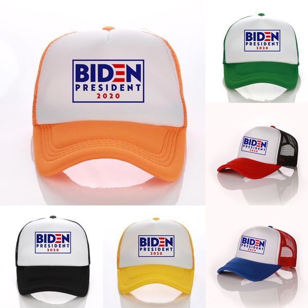 

vwtj2 biden president 2020 ball hat usa caps letters baseball biden summer mesh patchwork outdoor hats visor cap caps sports peaked hats, Blue;gray
