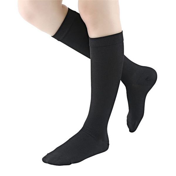 

outdoor sports with high socks men and women can wear pure color joker fashion simple sports supplies, Black