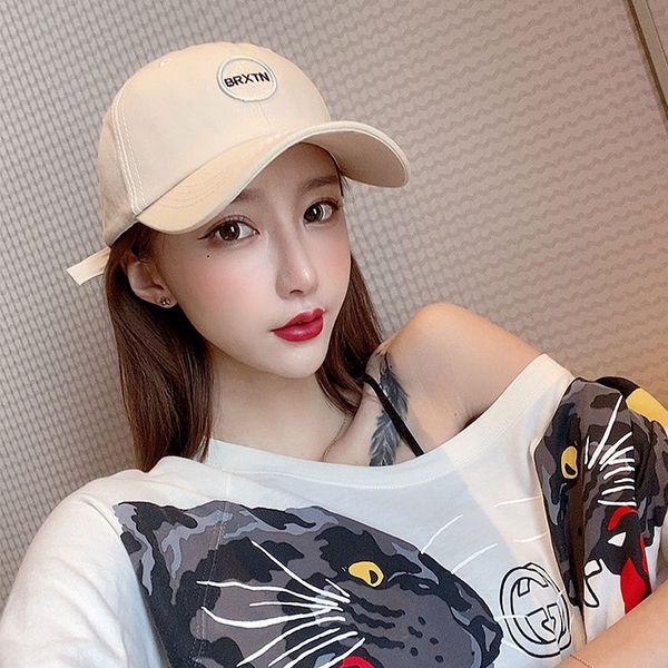 

hat female summer ins letter net red soft fashionable sunscreen baseball cap baseball cap korean casual sunscreen hat, Blue;gray