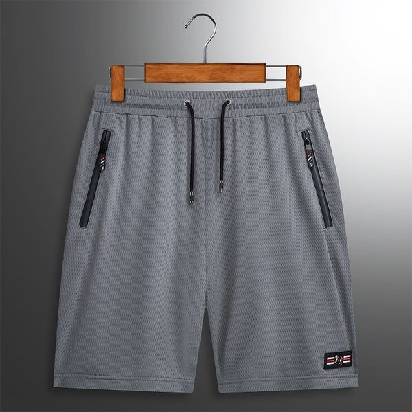 

lsrow new sports shorts pants shorts beach pants men's large size loose elastic ice silk thin running quick-drying five-point beach bre