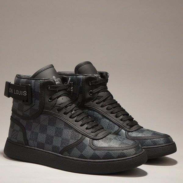 

2020 new listing mens breathable sports shoes luxury mens high casual sports shoes fashion casual shoes size 38-44 00066, Black