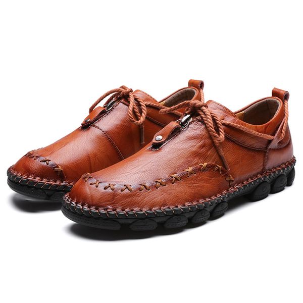 

мужчины повседневная обувь мода кроссовки oxfords дышащий классический handmade повседневная мужская обувь man осень шнуровка non-slip *, Black