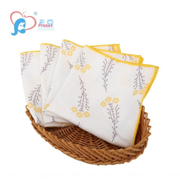 

newborn saliva pure cotton gauze square baby feeding towel double-layer high density baby square towel